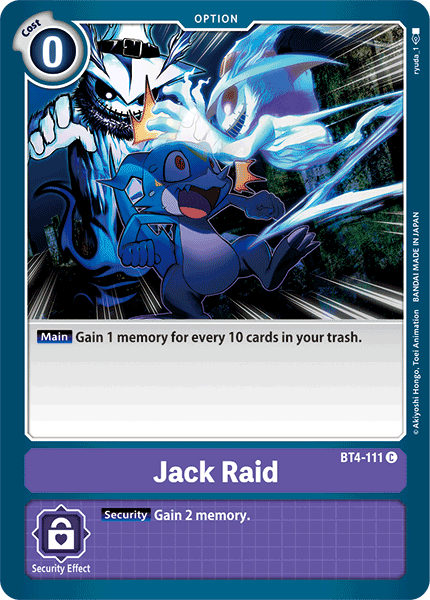Jack Raid [BT4-111] [Great Legend] | Cracking-Singles