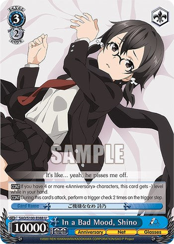In a Bad Mood, Shino [Sword Art Online Animation 10th Anniversary] | Cracking-Singles