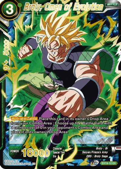 Broly, Omen of Evolution (EX19-12) [Special Anniversary Set 2021] | Cracking-Singles