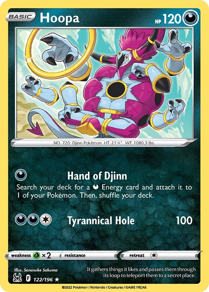 Hoopa (122/196) [Sword & Shield: Lost Origin] | Cracking-Singles
