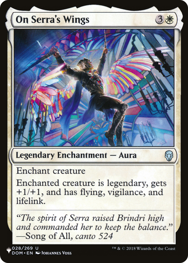 On Serra's Wings [The List] | Cracking-Singles
