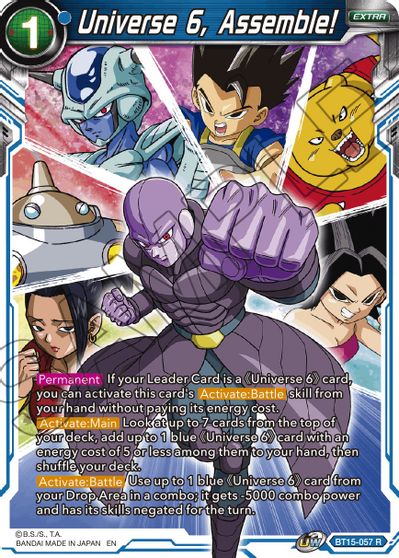 Universe 6, Assemble! (BT15-057) [Saiyan Showdown] | Cracking-Singles