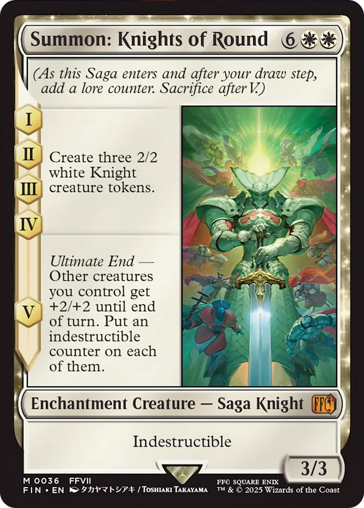 Summon: Knights of Round [FINAL FANTASY] | Cracking-Singles
