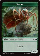 Spider // Bird Double-Sided Token [Tarkir: Dragonstorm Commander Tokens] | Cracking-Singles