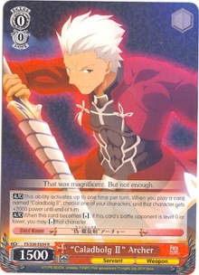 "Caladbolg II" Archer (FS/S36-E054 R) [Fate/Stay Night [Unlimited Blade Works] Vol. II] | Cracking-Singles