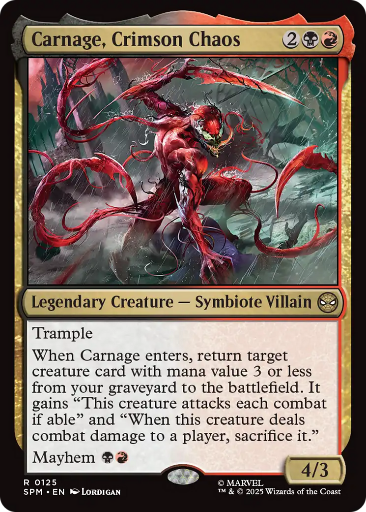Carnage, Crimson Chaos [Marvel's Spider-Man] | Cracking-Singles