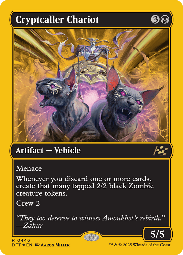 Cryptcaller Chariot (First-Place Foil) [Aetherdrift] | Cracking-Singles