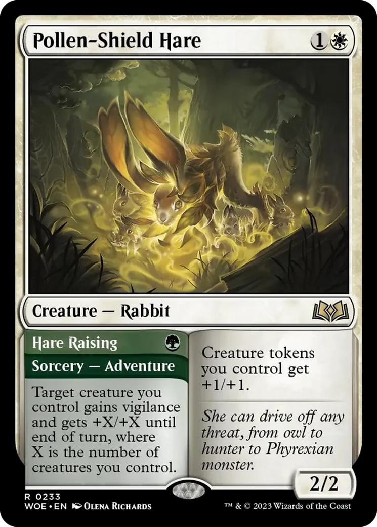 Pollen-Shield Hare // Hare Raising [Wilds of Eldraine] | Cracking-Singles