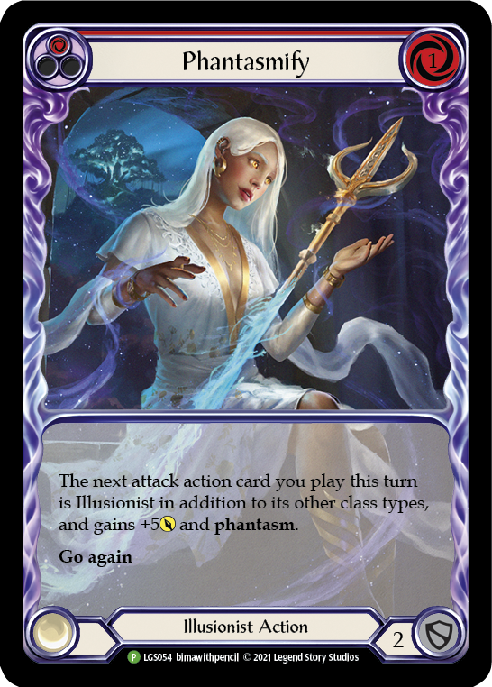 Phantasmify (Red) [LGS054] (Promo)  Rainbow Foil | Cracking-Singles