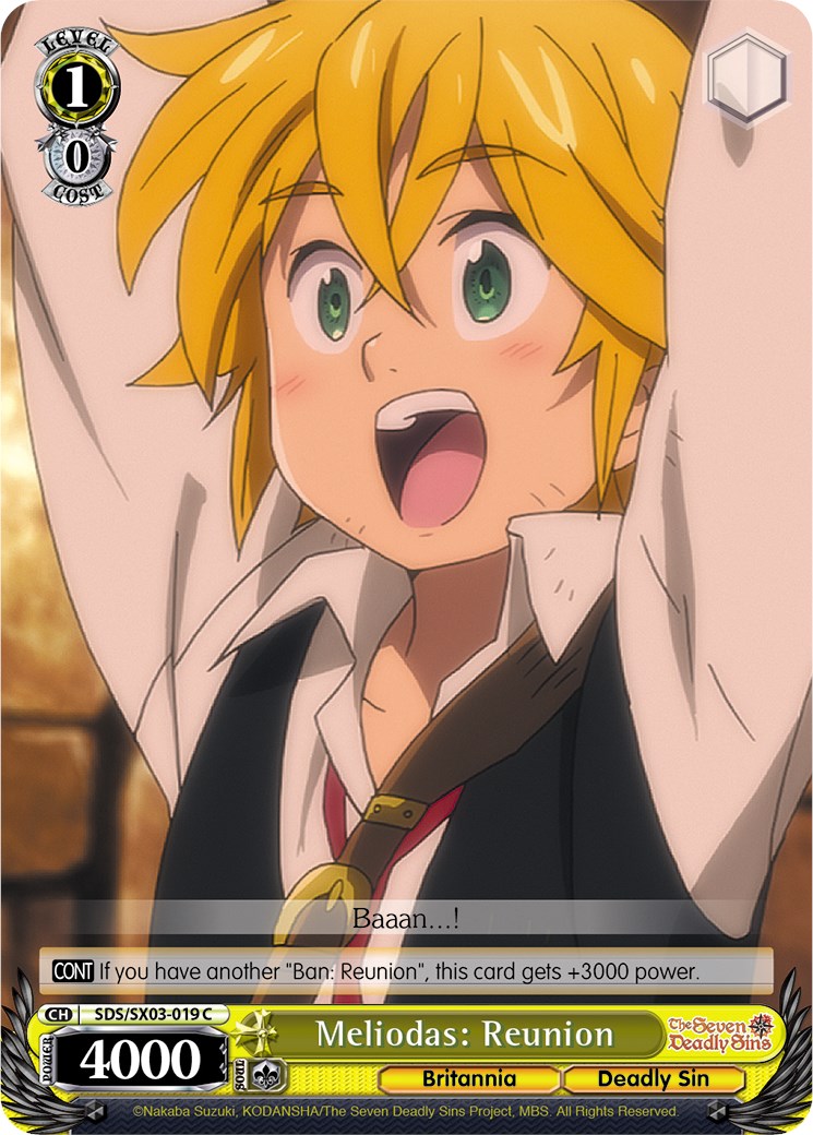 Meliodas: Reunion (SDS/SX03-019 C) [The Seven Deadly Sins] | Cracking-Singles