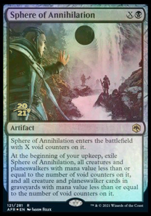 Sphere of Annihilation [Dungeons & Dragons: Adventures in the Forgotten Realms Prerelease Promos] | Cracking-Singles