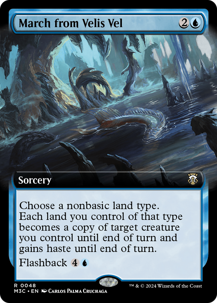 March from Velis Vel (Extended Art) (Ripple Foil) [Modern Horizons 3 Commander] | Cracking-Singles