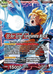 Son Goten // SS Son Goten, Kamehameha Miracle (BT15-001) [Saiyan Showdown] | Cracking-Singles