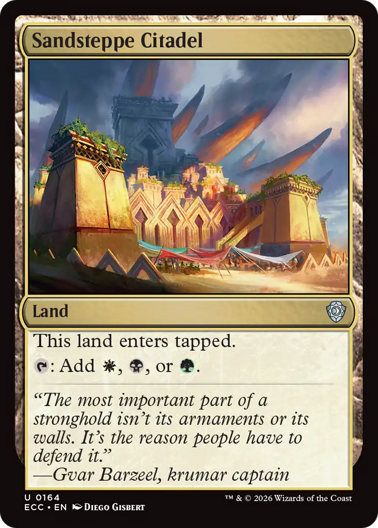 Sandsteppe Citadel [Lorwyn Eclipsed Commander] | Cracking-Singles