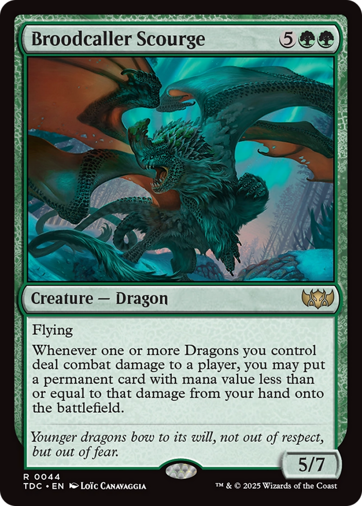 Broodcaller Scourge [Tarkir: Dragonstorm Commander] | Cracking-Singles