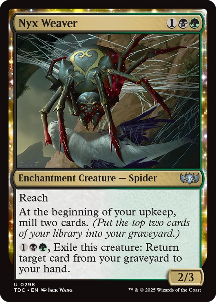 Nyx Weaver [Tarkir: Dragonstorm Commander] | Cracking-Singles