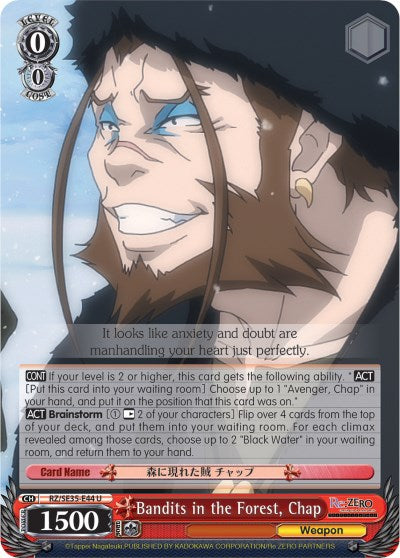 Bandits in the Forest, Chap (RZ/SE35-E44 U) (Parallel Foil) [Re:ZERO: The Frozen Bond] | Cracking-Singles