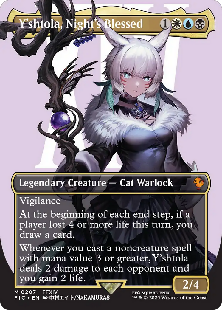 Y'shtola, Night's Blessed (Borderless) [FINAL FANTASY Commander] | Cracking-Singles