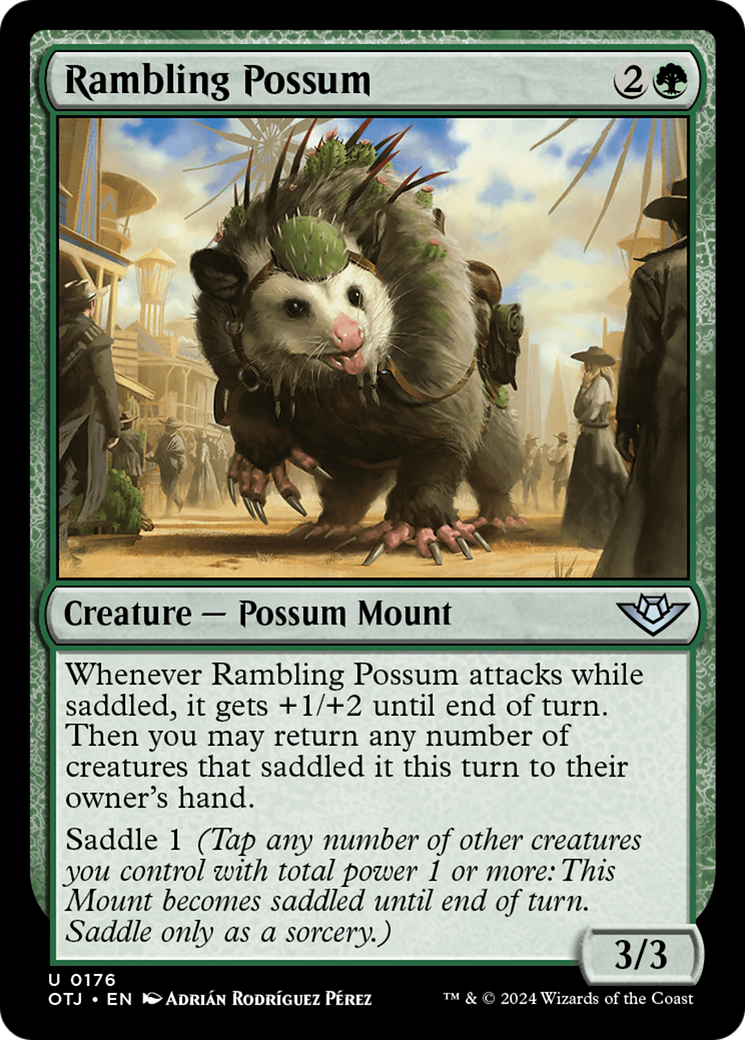 Rambling Possum [Outlaws of Thunder Junction] | Cracking-Singles