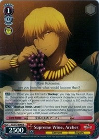 Supreme Wine, Archer (FZ/S17-E060 R) [Fate/Zero] | Cracking-Singles