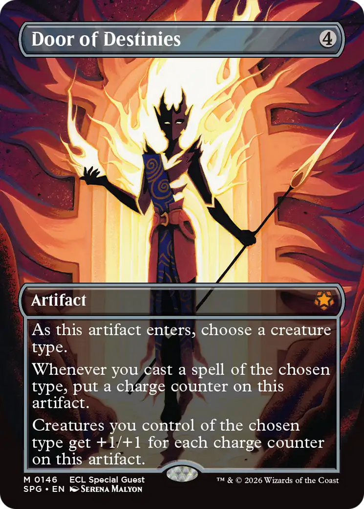 Door of Destinies (Borderless) [Lorwyn Eclipsed Special Guests] | Cracking-Singles