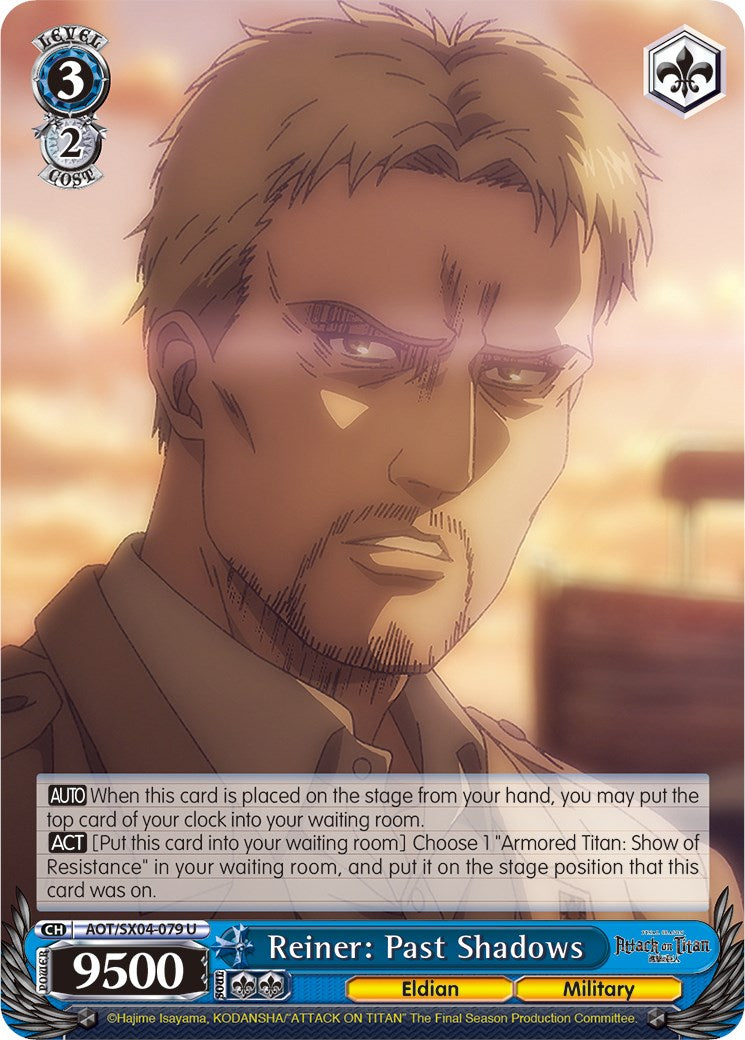 Reiner: Past Shadows [Attack On Titan: Final Season] | Cracking-Singles
