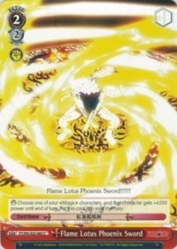 Flame Lotus Phoenix Sword (FT/EN-S02-065 C) [Fairy Tail ver.E] | Cracking-Singles