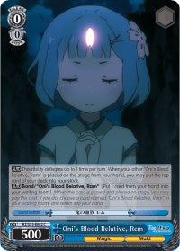 Oni's Blood Relative, Rem (RZ/S55-E082 C) [Re:ZERO Vol.2] | Cracking-Singles