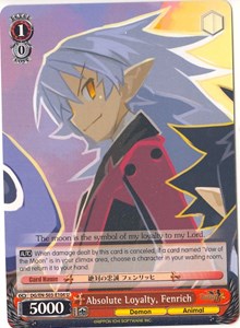 Absolute Loyalty, Fenrich (DG/EN-S03-E104 U) [Disgaea] | Cracking-Singles