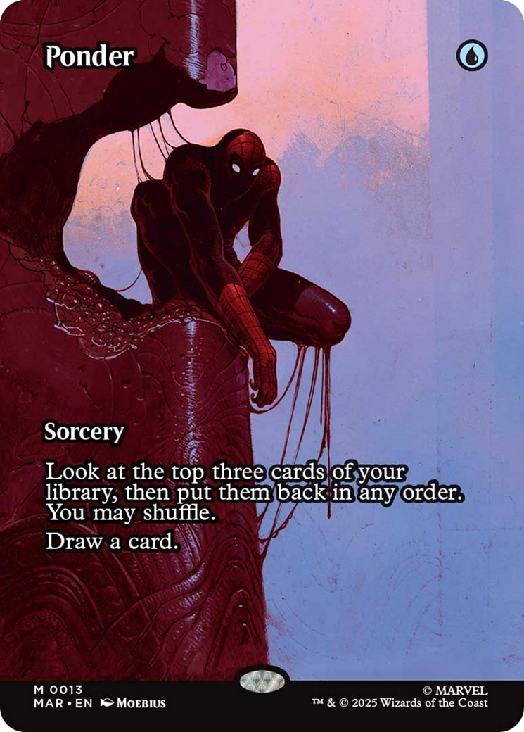 Ponder (Borderless) [Marvel Universe: Eternal-Legal] | Cracking-Singles