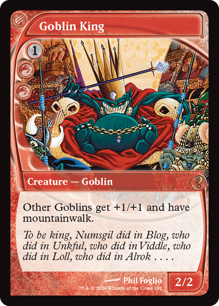 Goblin King (Future Sight) [Mystery Booster 2] | Cracking-Singles