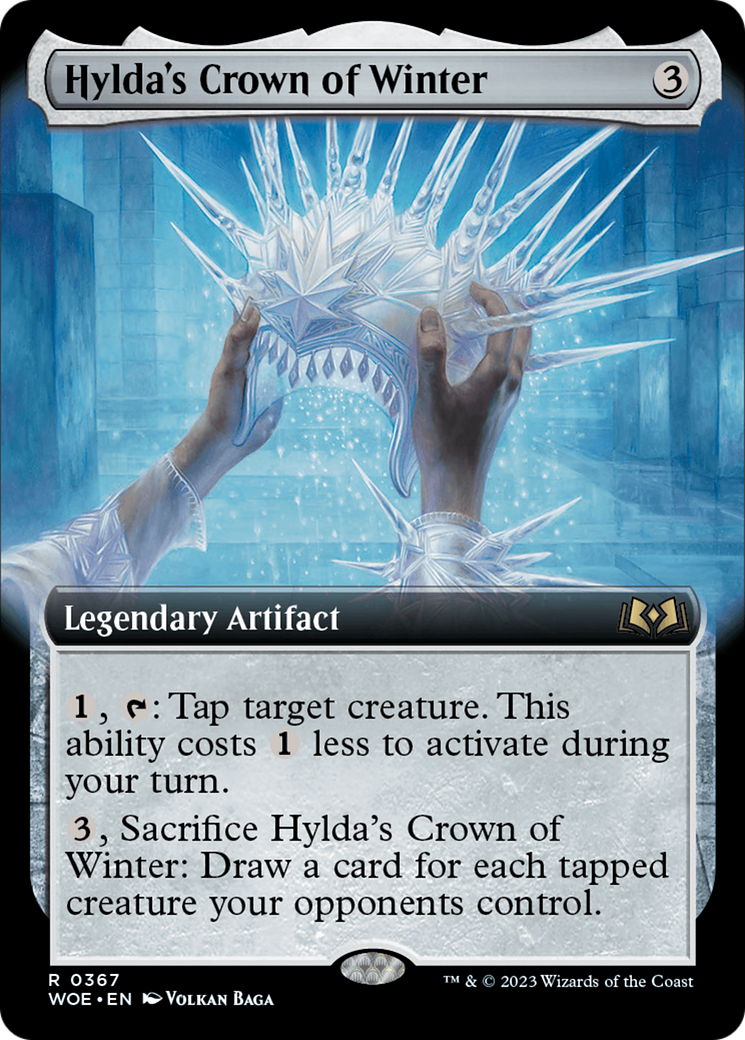 Hylda's Crown of Winter (Extended Art) [Wilds of Eldraine] | Cracking-Singles