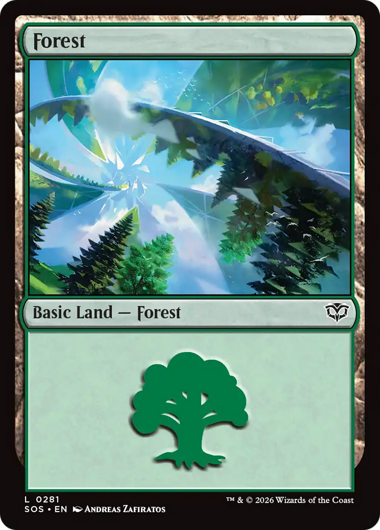 Forest (0281) [Secrets of Strixhaven] | Cracking-Singles
