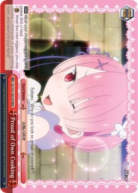 Proud of Own Cooking (RZ/S55-E052R RRR) [Re:ZERO Vol.2] | Cracking-Singles