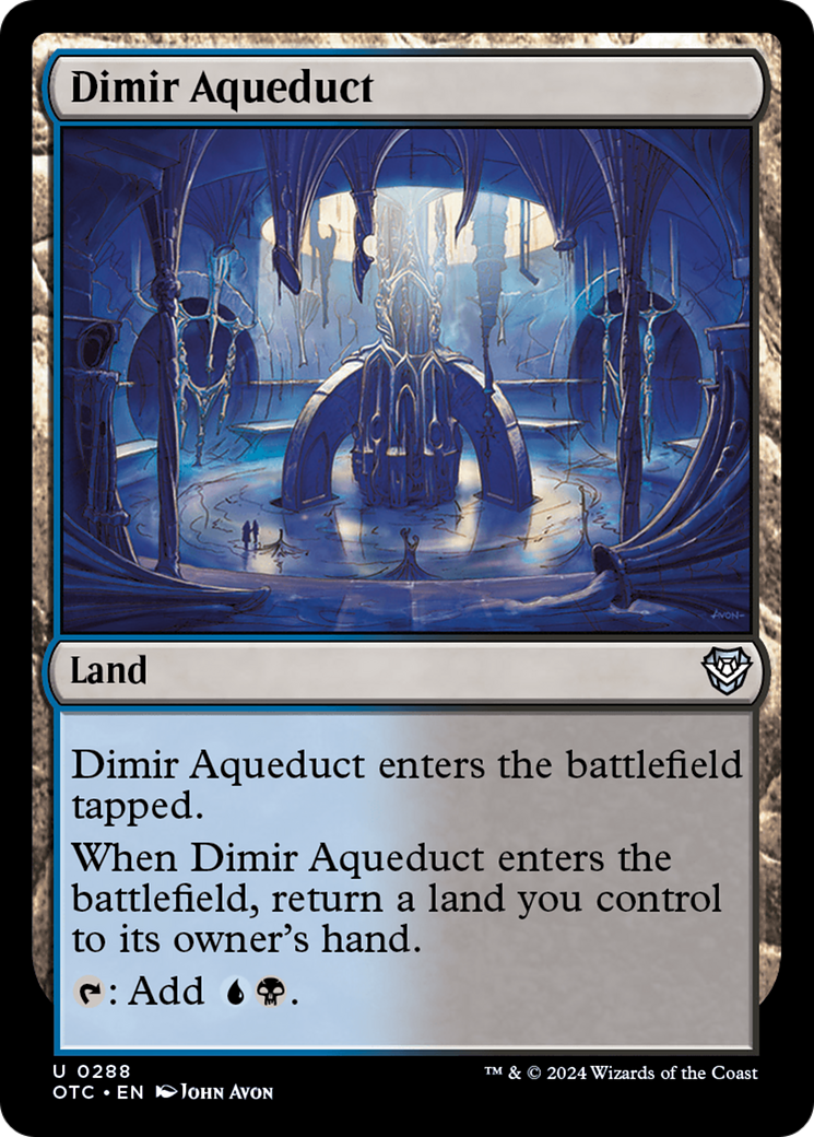 Dimir Aqueduct [Outlaws of Thunder Junction Commander] | Cracking-Singles