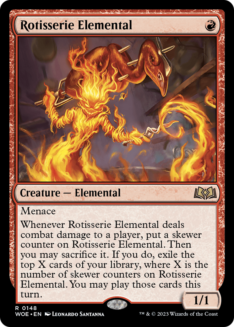 Rotisserie Elemental [Wilds of Eldraine] | Cracking-Singles