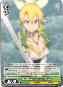 Simultaneous Attack, Leafa (SAO/SE26-E14 C) [Sword Art Online II Vol.2] | Cracking-Singles