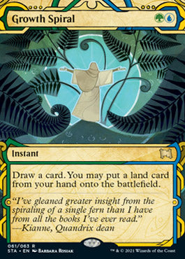 Growth Spiral (Foil Etched) [Strixhaven: Mystical Archive] | Cracking-Singles