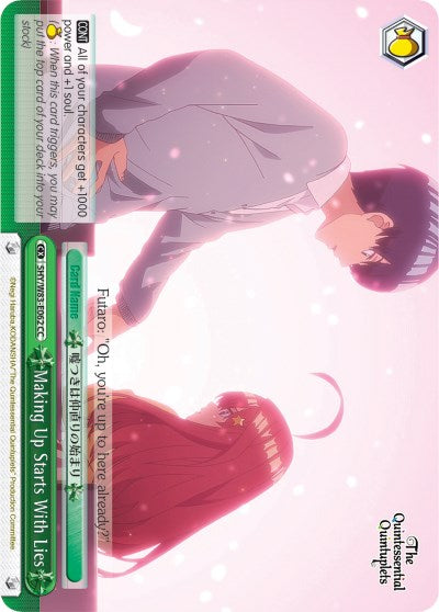 Making Up Starts With Lies (5HY/W83-E062 CC) [The Quintessential Quintuplets] | Cracking-Singles