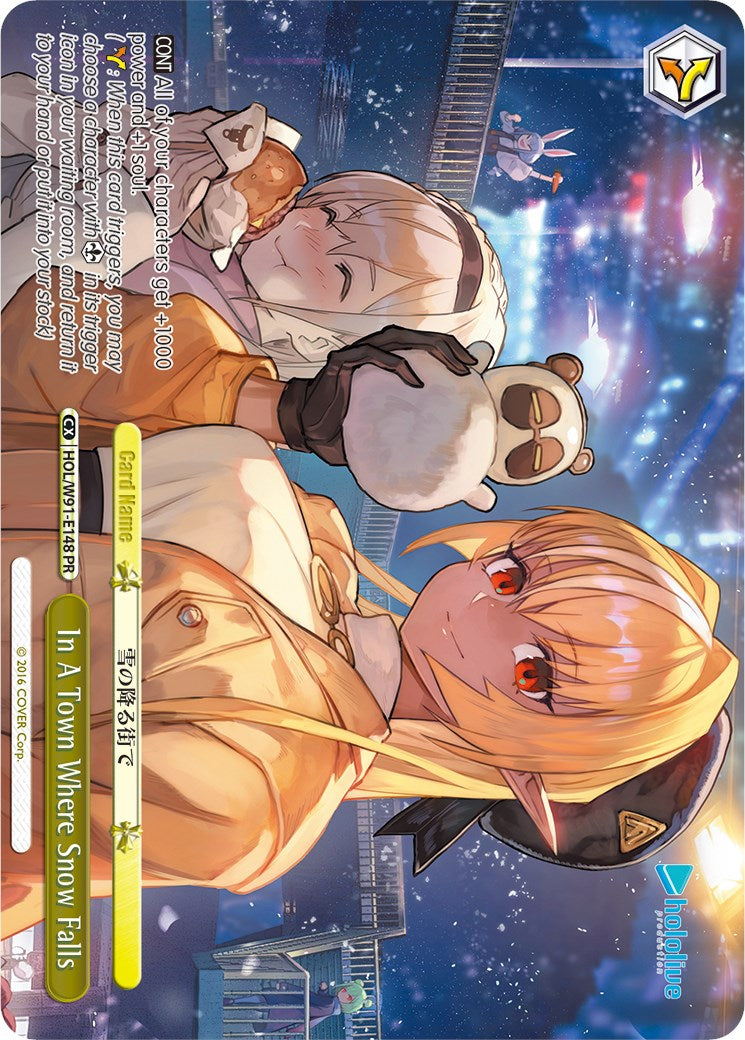 In A Town Where Snow Falls (HOL/W91-E148 PR) [hololive production] | Cracking-Singles
