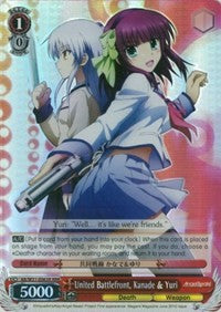United Battlefront, Kanade & Yuri (AB/W31-E063R RRR) [Angel Beats! Re:Edit] | Cracking-Singles
