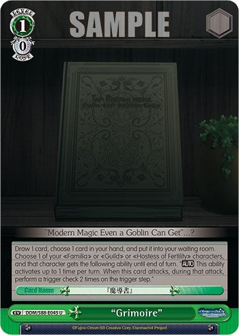 "Grimoire" (DDM/S88-E045 U) [Is it Wrong to Try to Pick Up Girls in a Dungeon?] | Cracking-Singles