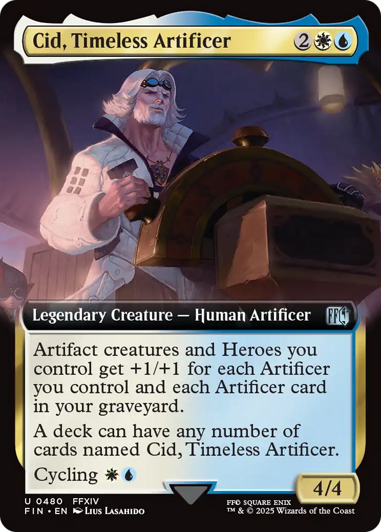 Cid, Timeless Artificer (Extended Art) [FINAL FANTASY] | Cracking-Singles