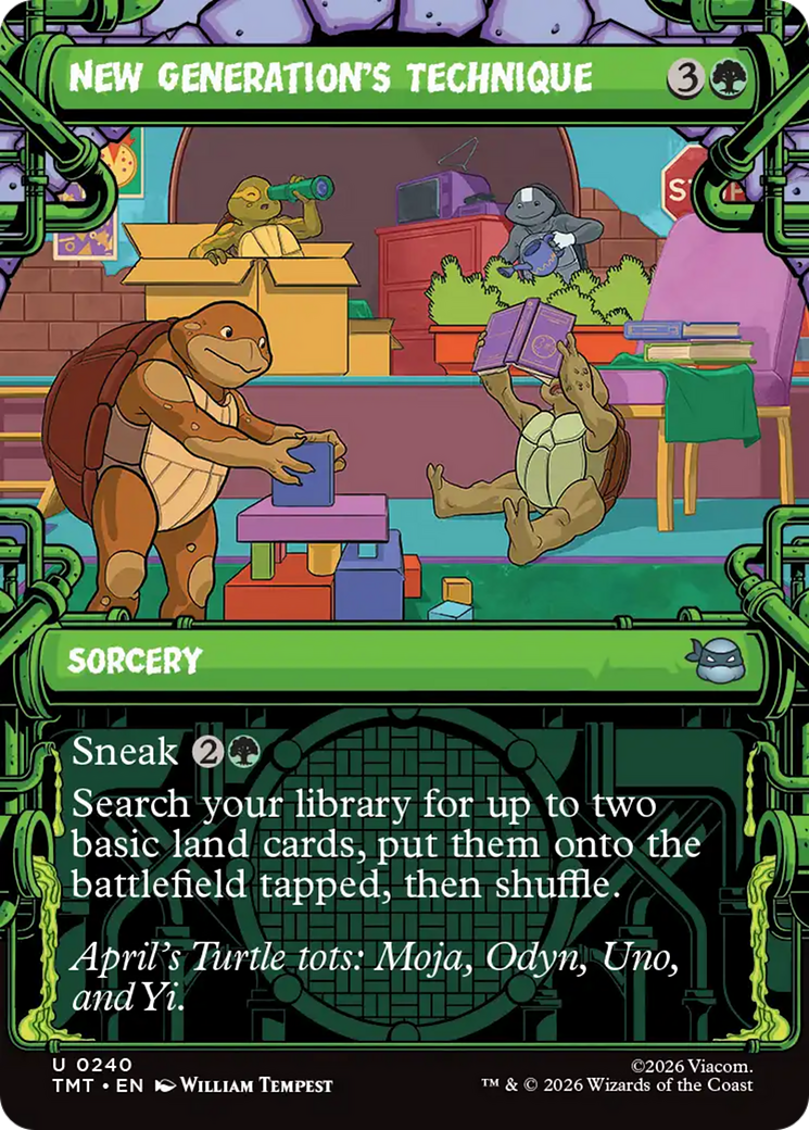 New Generation's Technique (Showcase) [Teenage Mutant Ninja Turtles] | Cracking-Singles