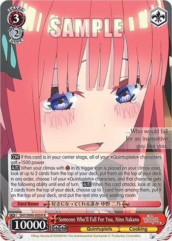Someone Who'll Fall For You, Nino Nakano (5HY/W90-E059 R) [The Quintessential Quintuplets 2] | Cracking-Singles