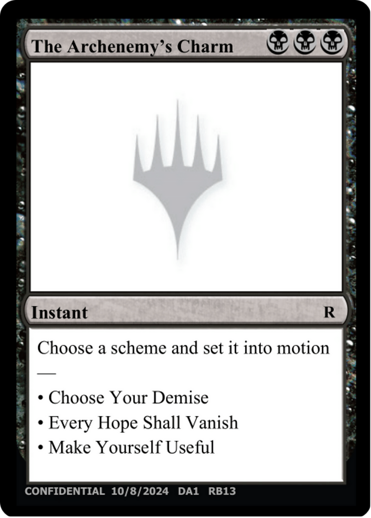The Archenemy's Charm [Unknown Event] | Cracking-Singles