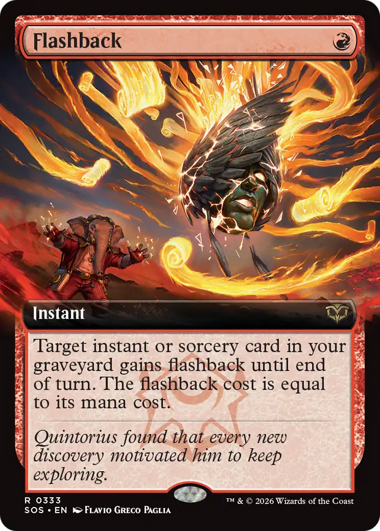 Flashback (Extended Art) [Secrets of Strixhaven] | Cracking-Singles