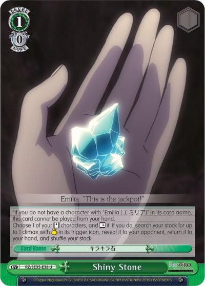Shiny Stone (RZ/SE35-E38 U) (Parallel Foil) [Re:ZERO: The Frozen Bond] | Cracking-Singles