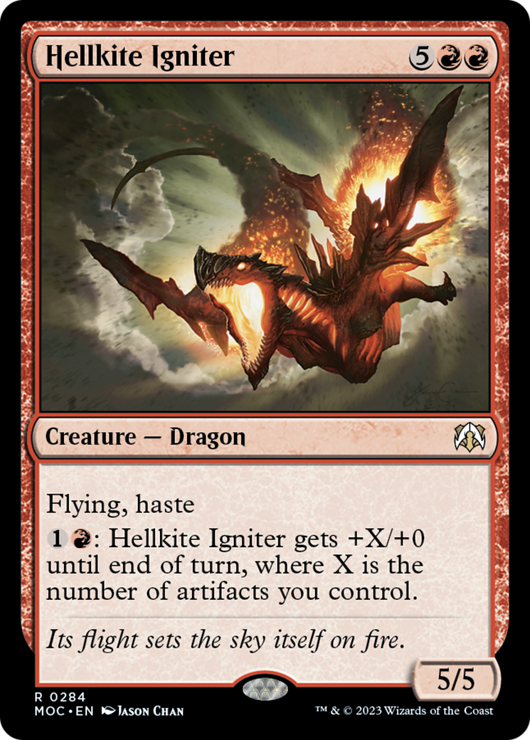 Hellkite Igniter [March of the Machine Commander] | Cracking-Singles