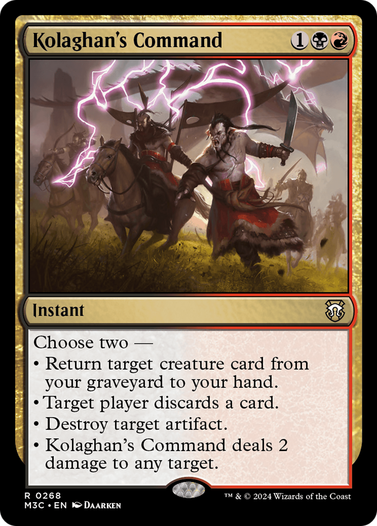 Kolaghan's Command [Modern Horizons 3 Commander] | Cracking-Singles